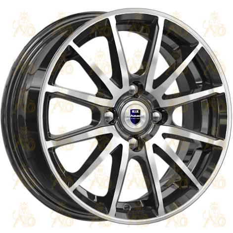 K&K Квант 5.5x14 4*100 ET40 DIA56.6 Алмаз черный Литой
