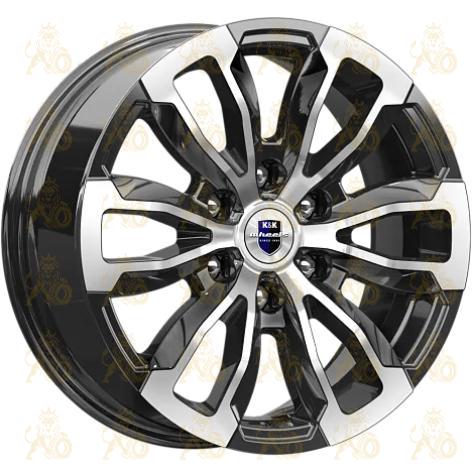 K&K Меконг 7.5x18 6*139.7 ET25 DIA106.1 Алмаз черный Литой
