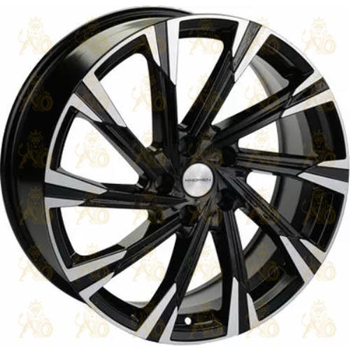 Khomen KHW 1901 7.5x19 5*108 ET46 DIA63.3 Black-FP Литой