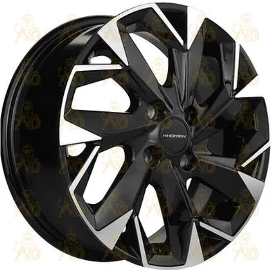 Khomen KHW 1402 5.5x14 4*100 ET43 DIA67.1 Black-FP Литой
