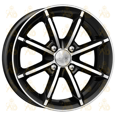 K&K Sportline 6x14 4*100 ET40 DIA67.1 Алмаз черный Литой