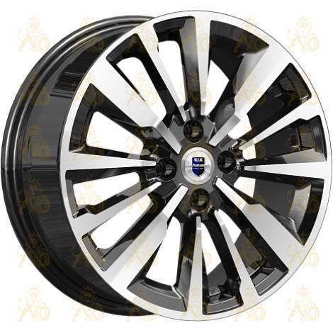 K&K Эрман 6.5x16 4*100 ET37 DIA60.1 Алмаз черный Литой