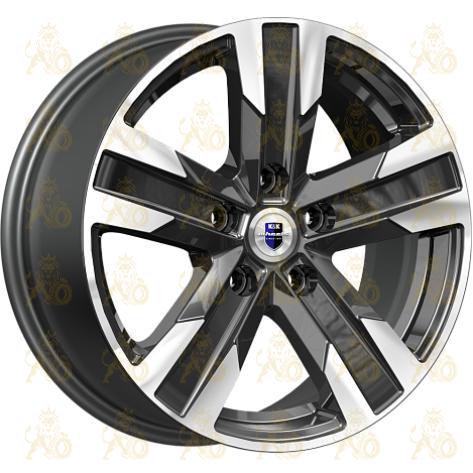 K&K Висмут 7x16 5*100 ET35 DIA57.1 Алмаз черный Литой