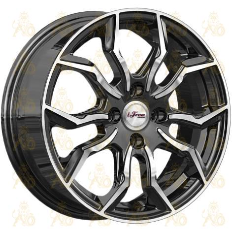 iFree Бохо 6x15 4*100 ET37 DIA60.1 Блэк Джек Литой