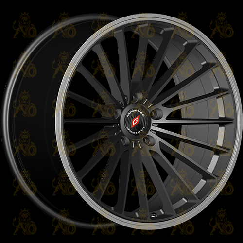 Inforged IFG36 8.5x20 5*108 ET45 DIA63.3 Black Machined Lip Литой