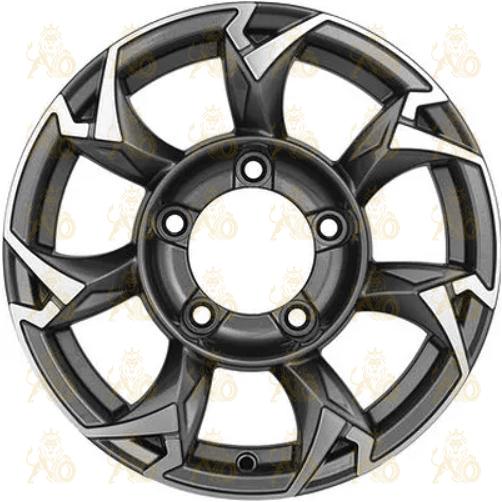 Khomen KHW 1505 5.5x15 5*139.7 ET5 DIA98.5 Gray-FP Литой