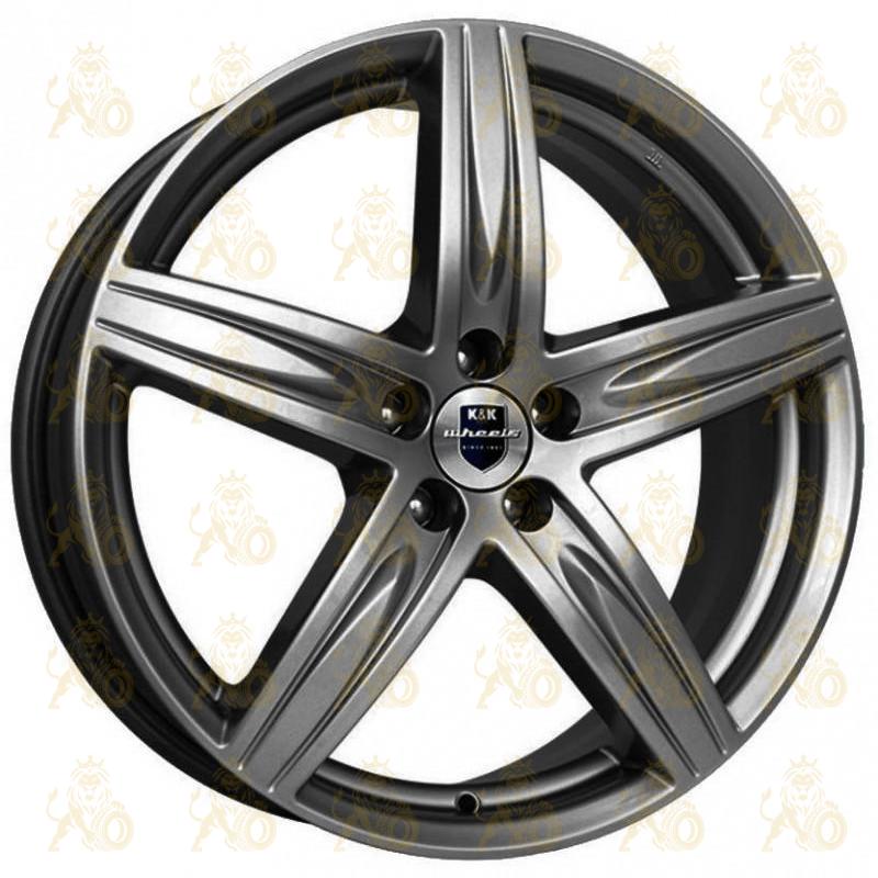 K&K Андорра 6.5x16 5*114.3 ET45 DIA67.1 Дарк платинум Литой