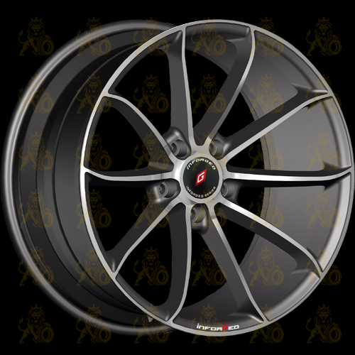 Inforged IFG18 8x18 5*112 ET30 DIA66.6 Black Machined Литой