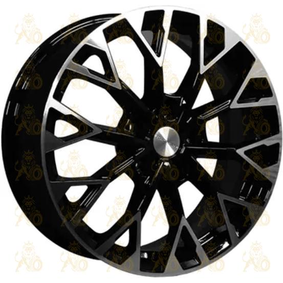 Khomen KHW 1718 7x17 5*110 ET45 DIA67.1 Black-FP Литой
