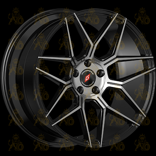 Inforged IFG38 7.5x17 4*100 ET40 DIA60.1 Black Machined Литой