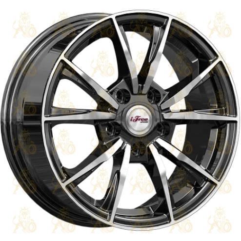 iFree Сион 6.5x15 5*112 ET43 DIA57.1 Блэк Джек Литой