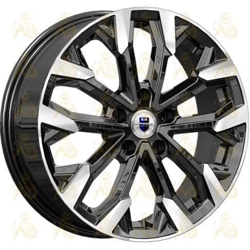 K&K Морейн 6.5x17 5*114.3 ET40 DIA66.1 Алмаз черный Литой