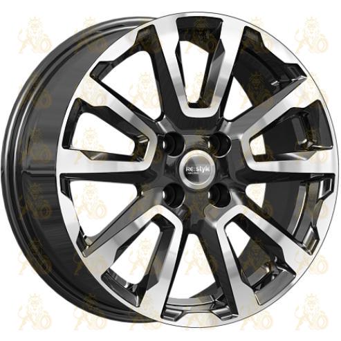 K&K КС1026 6.5x16 4*100 ET41 DIA60.1 Алмаз черный Литой