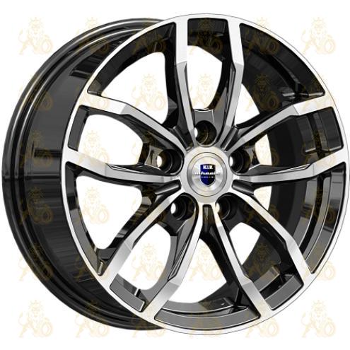 K&K Фрост 6.5x15 5*100 ET45 DIA67.1 Алмаз черный Литой