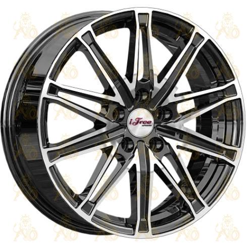 iFree Виар 6.5x17 5*114.3 ET37 DIA66.6 Блэк Джек Литой