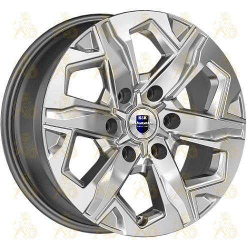 K&K Тейт 7.5x17 6*139.7 ET25 DIA78.1 Дарк платинум Литой