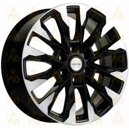 Khomen KHW 2010 8x20 6*139.7 ET25 DIA106.1 Black-FP Литой