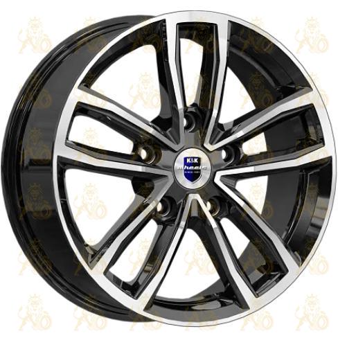 K&K Каланг 6.5x17 5*139.7 ET40 DIA98.1 Алмаз черный Литой