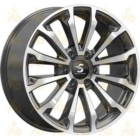 K&K КР006 8.5x20 6*139.7 ET33 DIA100.1 Diamond black gris Литой