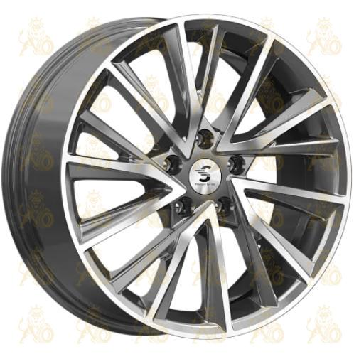 K&K КР010 7.5x18 5*114.3 ET35 DIA60.1 Diamond gloss graphite Литой