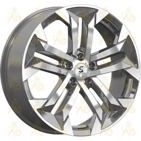 K&K КР015 7.5x19 5*114.3 ET40 DIA66.6 Diamond gloss graphite Литой