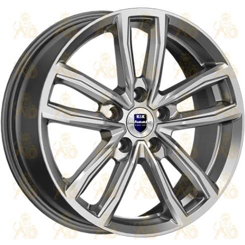 K&K Каланг 6.5x17 5*108 ET33 DIA60.1 Дарк платинум Литой