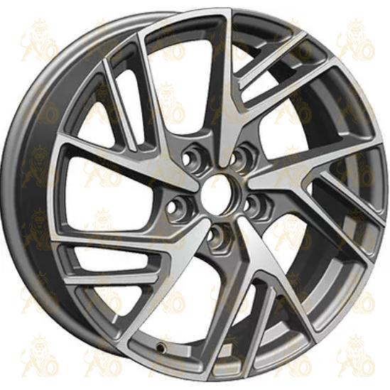 Khomen KHW 1722 6.5x17 5*114.3 ET45 DIA54.1 Gray-FP Литой