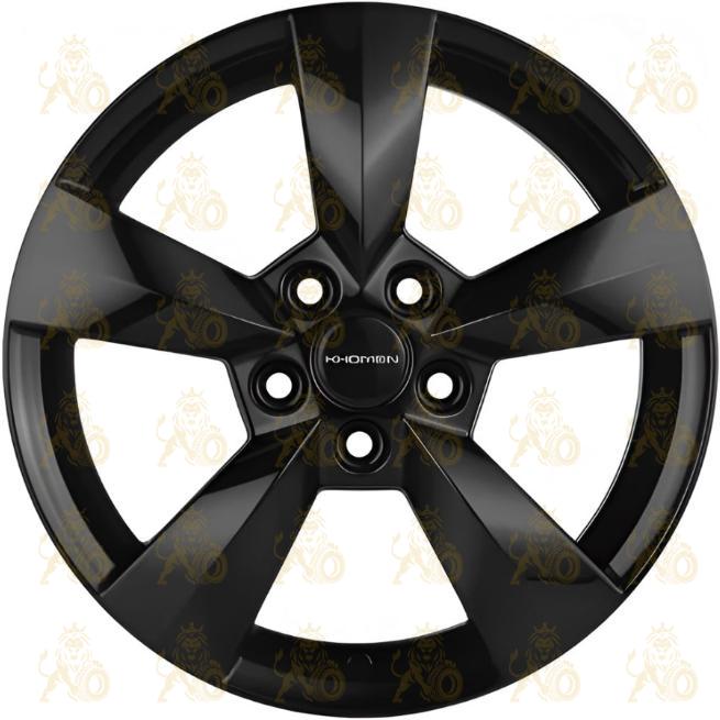 Khomen KHW 1504 6x15 5*100 ET40 DIA57.1 Black Литой