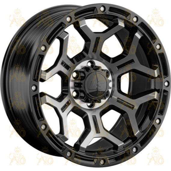 LS RC68 9x17 6*139.7 ET15 DIA106.1 BKF Литой