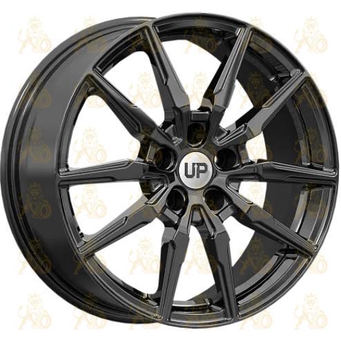 Wheels UP UP121 7x17 5*114.3 ET39 DIA60.1 New Black Литой