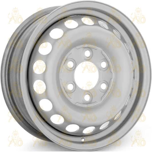 Trebl 616037T 5.5x16 6*130 ET51 DIA84.1 Silver Штампованный