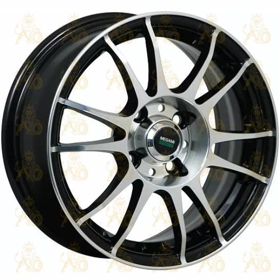 Megami MGM-3 6x15 5*100 ET50 DIA60.1 BKF Литой