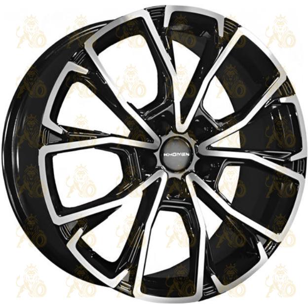 Khomen KHW 1907 7.5x19 5*108 ET46 DIA63.3 Black-FP Литой