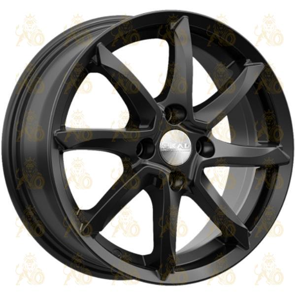 Скад Осака 6x15 4*100 ET48 DIA54.1 Черный бархат Литой