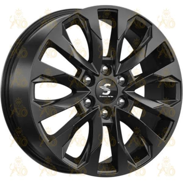 Скад KP007 8x20 6*139.7 ET42 DIA75.1 Fury black Литой