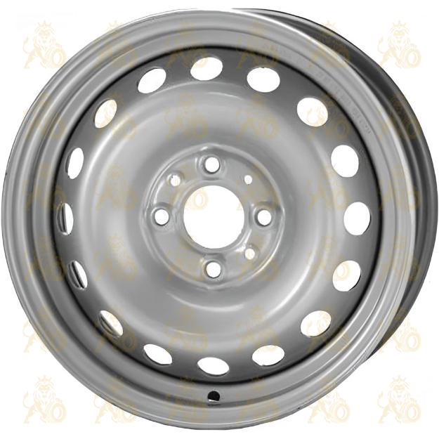 Trebl 8460 6x15 5*114.3 ET40 DIA66.1 Silver Штампованный