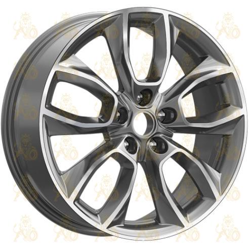 Скад КР001 7x18 5*114.3 ET40 DIA66.1 Diamond gloss graphite Литой