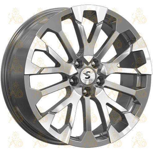 Скад КР003 7.5x19 5*114.3 ET45 DIA64.1 Diamond gloss graphite Литой