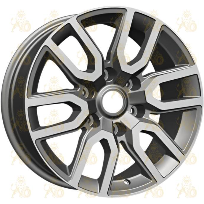 Khomen KHW 1723 8x17 6*139.7 ET36 DIA100.1 Gray-FP Литой