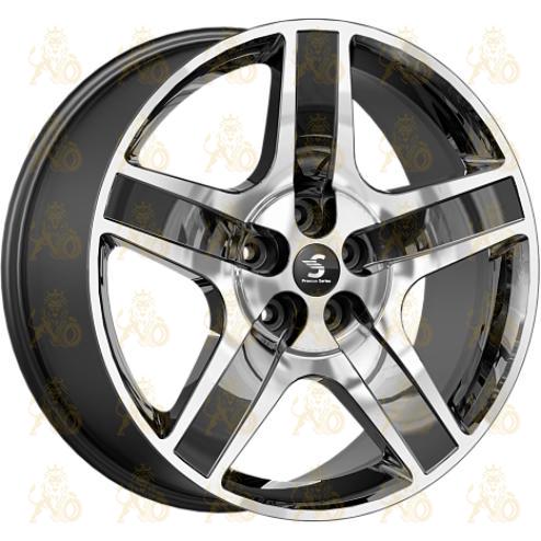 K&K КР008 8.5x20 5*114.3 ET43 DIA67.1 Алмаз черный Литой