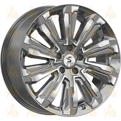 K&K Humber 8x20 5*108 ET45 DIA63.3 Diamond gloss graphite Литой