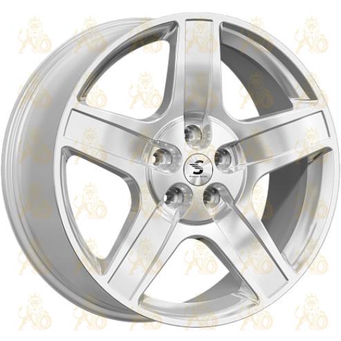 K&K КР008 8.5x20 5*120 ET45.5 DIA62.6 Elite silver Литой