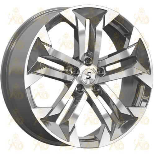 Скад КР015 7.5x19 5*108 ET42 DIA65.1 Diamond gloss graphite Литой