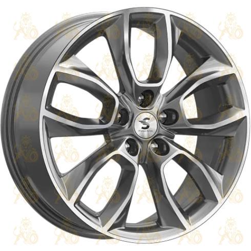 K&K КР001 7x18 5*114.3 ET38 DIA67.1 Diamond gloss graphite Литой