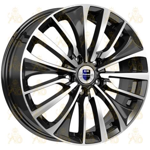Скад Flanker 6.5x17 5*114.3 ET50 DIA67.1 Алмаз черный Литой