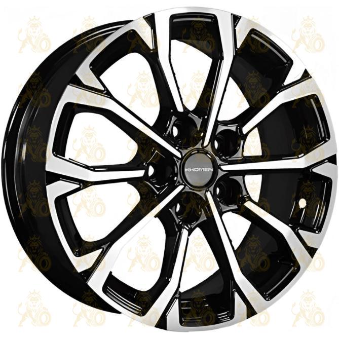Khomen KHW 1605 6.5x16 5*112 ET46 DIA57.1 Black-FP Литой