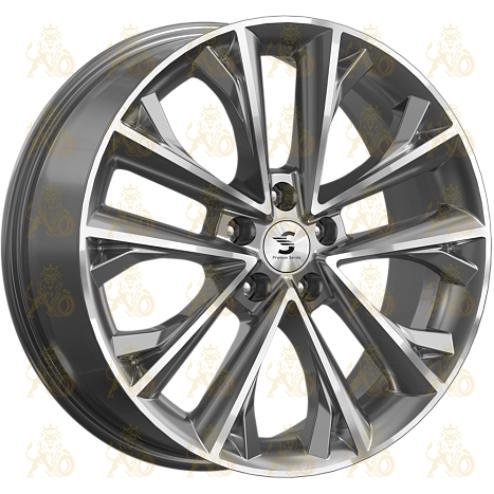 Скад KP012 7x18 5*114.3 ET33 DIA67.1 Diamond gloss graphite Литой