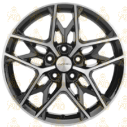 Khomen KHW 1709 7x17 5*114.3 ET48.5 DIA67.1 Black-FP Литой