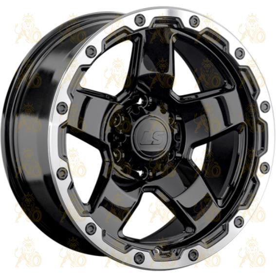 LS 1371 9.5x18 6*139.7 ET5 DIA106.1 BKL Литой