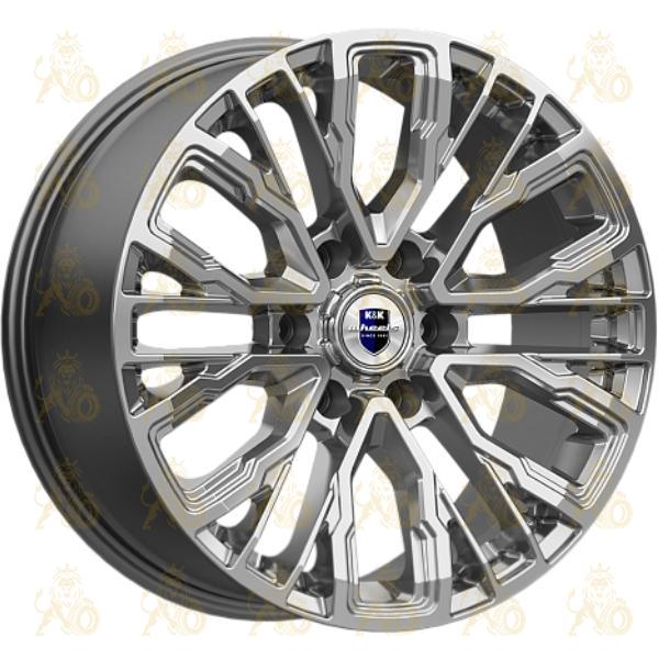 K&K Кортес 8.5x19 6*139.7 ET30 DIA106.1 Дарк платинум Литой